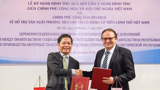 Vietnam, Belarus cooperate to support production of motor vehicles hinh anh 1