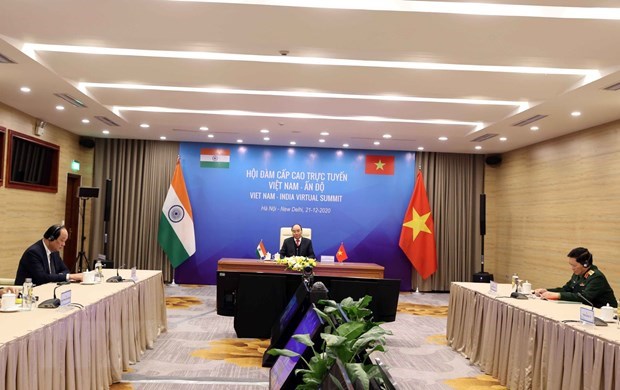 Vietnam, India set forth joint vision for peace, prosperity and people hinh anh 1