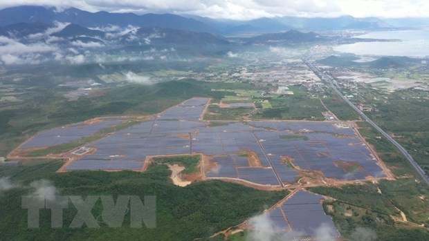Solar power plant inaugurated in Khanh Hoa hinh anh 1