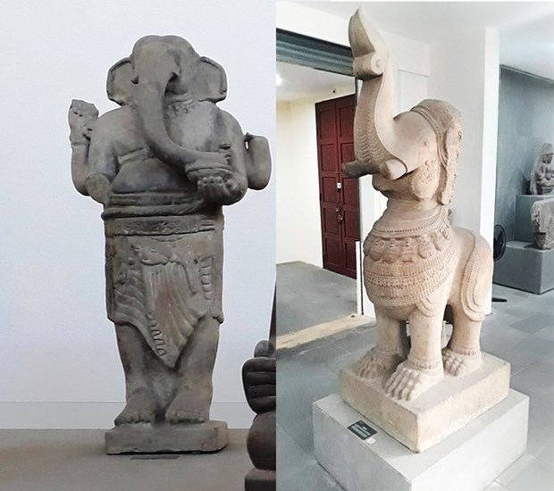 Two sculptures in Da Nang named as national treasures hinh anh 1