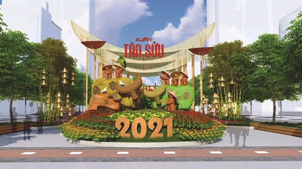 HCM City unveils proposed design for Tet Flower Street hinh anh 1