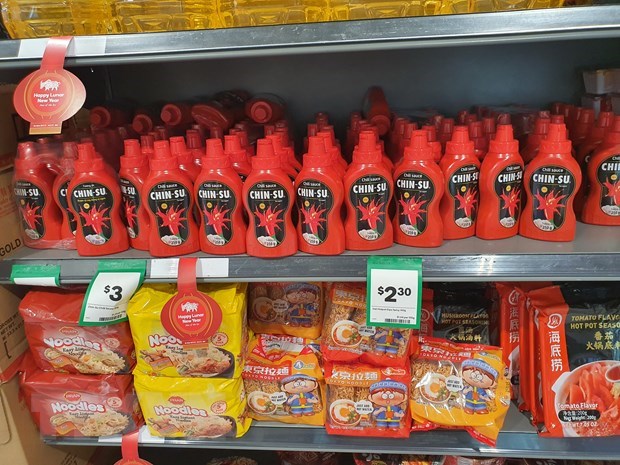 Diverse Vietnamese products sold in Australian supermarkets ahead of Tet hinh anh 1
