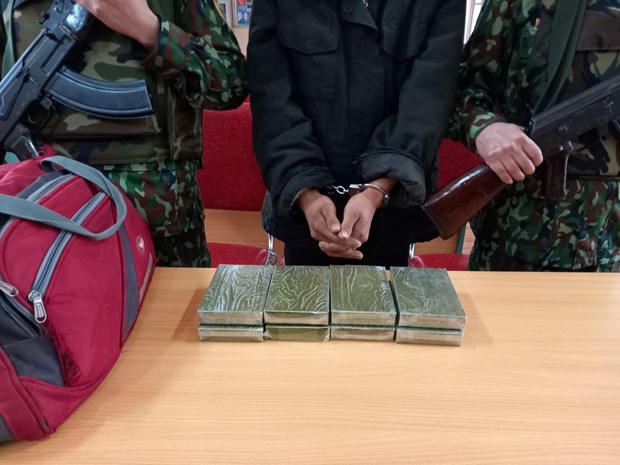 Drug trafficker caught in Nghe An hinh anh 1