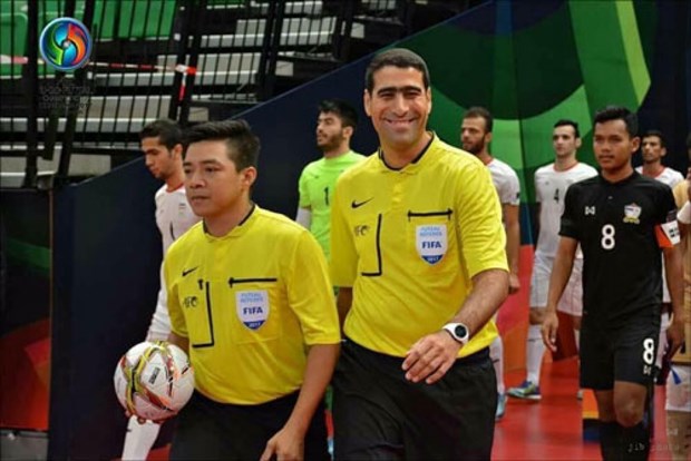Vietnamese referee vies for berth at Futsal World Cup hinh anh 1
