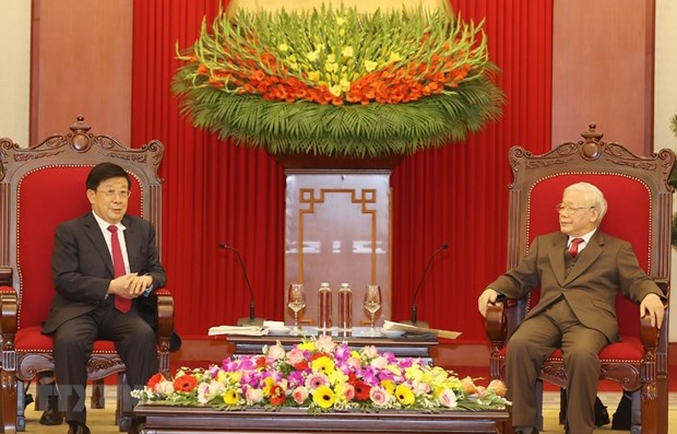 Top leader welcomes Chinese Minister of Public Security hinh anh 1