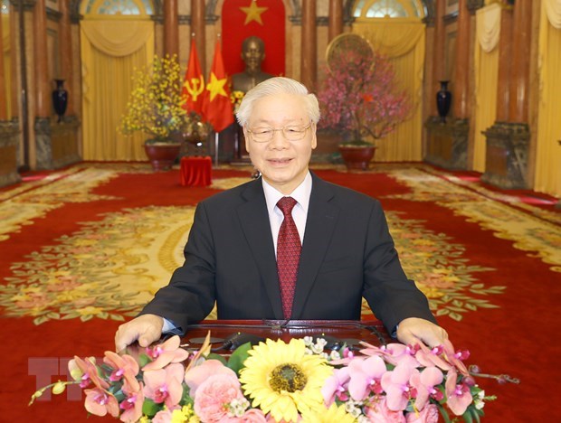 More congratulations flow in for Party leader Nguyen Phu Trong hinh anh 1