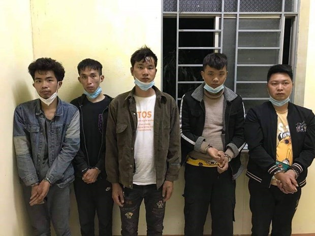 Five foreigners captured for illegally entering Vietnam hinh anh 1
