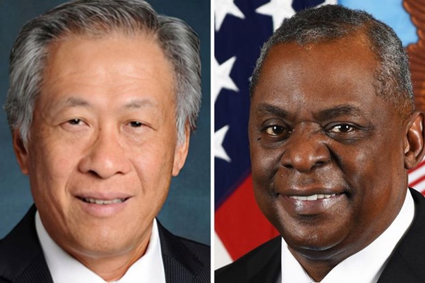 Singapore, US reaffirm bilateral defence ties hinh anh 1