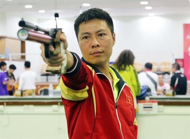 Vietnamese marksmen compete at world tournament in India hinh anh 1