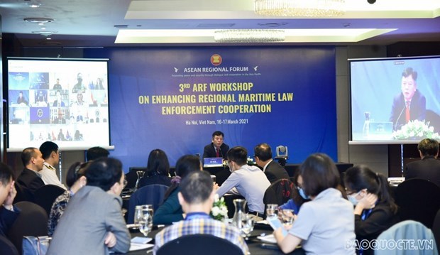 ARF workshop talks regional cooperation in maritime law enforcement hinh anh 1
