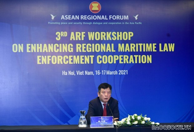 ARF workshop talks regional cooperation in maritime law enforcement hinh anh 2