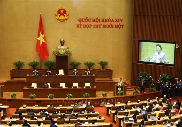 14th National Assembly’s 11th sitting opens hinh anh 1