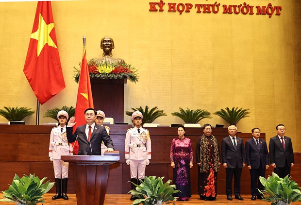 New National Assembly Chairman takes the oath of office hinh anh 1