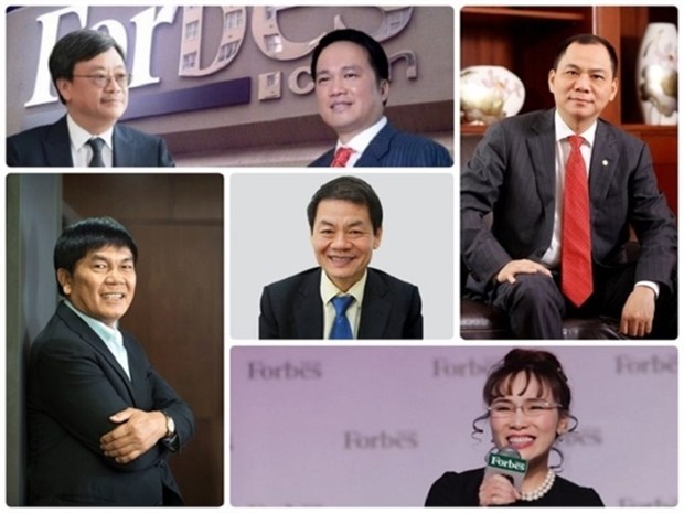 Six Vietnamese billionaires on Forbes list hinh anh 1