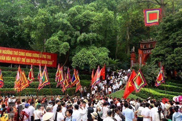 COVID-19 prevention prioritised at Hung Kings Temple Festival hinh anh 1