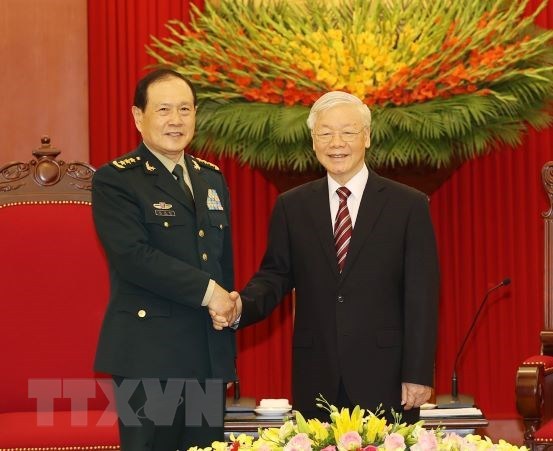 Party chief hosts Chinese Defence Minister hinh anh 1