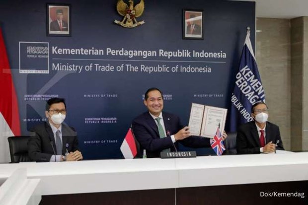 Indonesia, UK set up joint economic and trade committee hinh anh 1