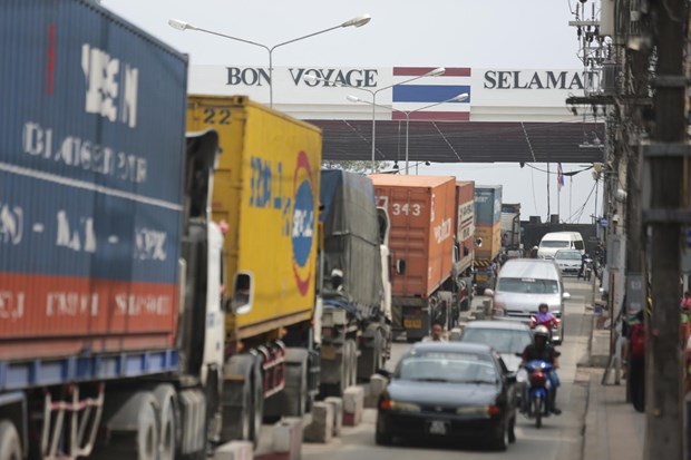 Thailand’s border trade strongly surges in Q1 hinh anh 1
