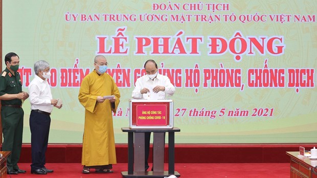State President appeals for joint efforts in COVID-19 combat hinh anh 1