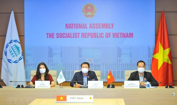 Vietnam attends 142nd IPU Assembly’s plenum, closing session hinh anh 1