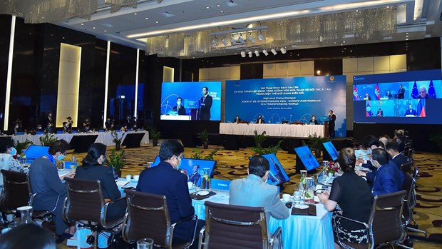Opening remarks by FM Bui Thanh Son at ASEM high-level policy dialogue hinh anh 1