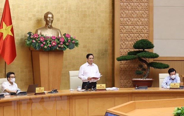 PM works with eight southern localities on pandemic control measures hinh anh 2