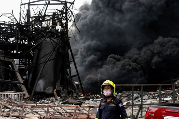 Blast at Thai factory kills one, mass evacuation under way hinh anh 1