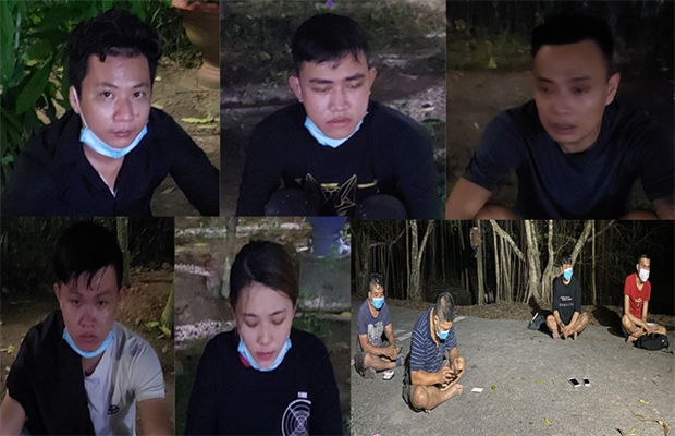 Tay Ninh's border guards arrest nine people for illegal exit attempts hinh anh 1