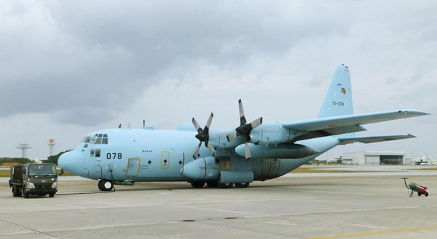 Philippines, Japan hold first joint air force drill on humanitarian assistance hinh anh 1