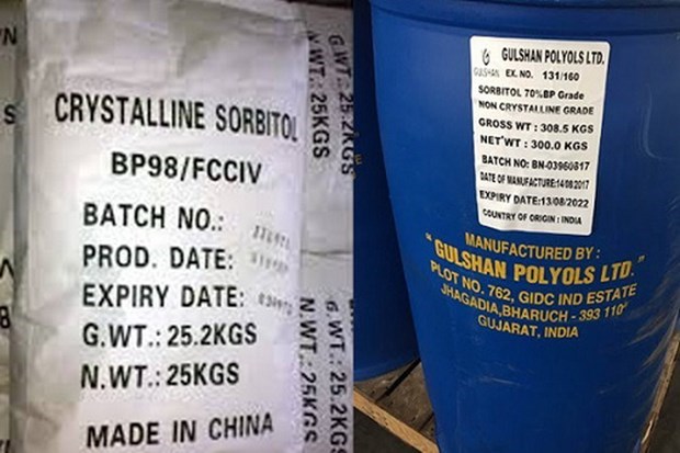 Anti-dumping tax levied on sorbitol products from China, India, Indonesia hinh anh 1