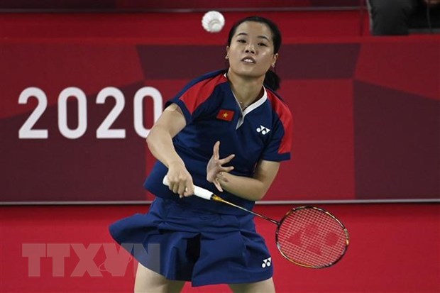 Vietnamese badminton player earns second victory at Tokyo Olympics hinh anh 1