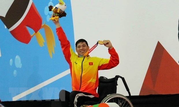 Vietnamese swimmers begin journey at 2020 Tokyo Paralympics hinh anh 1