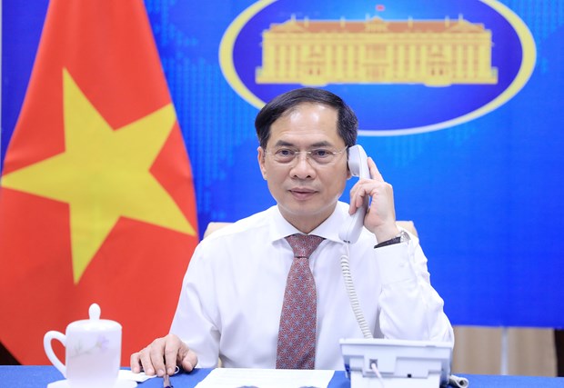 Vietnamese, Serbian Ministers of Foreign Affairs hold phone talks hinh anh 1