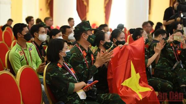 Army Games 2021: Vietnam ranks fourth in Army of Culture’s choreographic skills (solo) event hinh anh 2