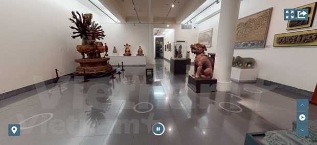 National Fine Arts Museum launches 3D Tour in Vietnamese, English hinh anh 1