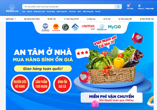 Viettel Post’s e-commerce platform ready to help people buy necessities hinh anh 1