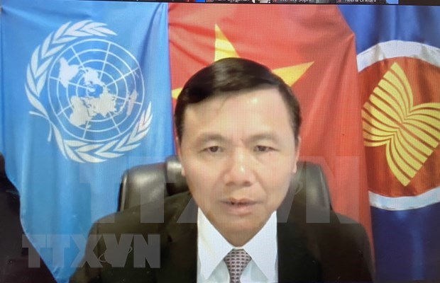 Vietnamese delegation to UN celebrates National Day hinh anh 1