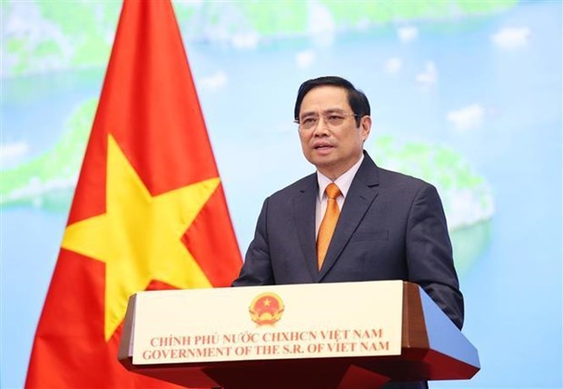 PM highlights promoting cooperation in digital transformation at global summit hinh anh 1