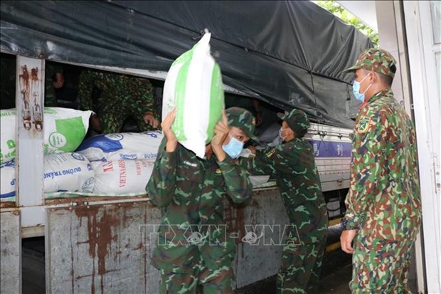 Rice, devices provided to three provinces to aid COVID-19 fight hinh anh 1