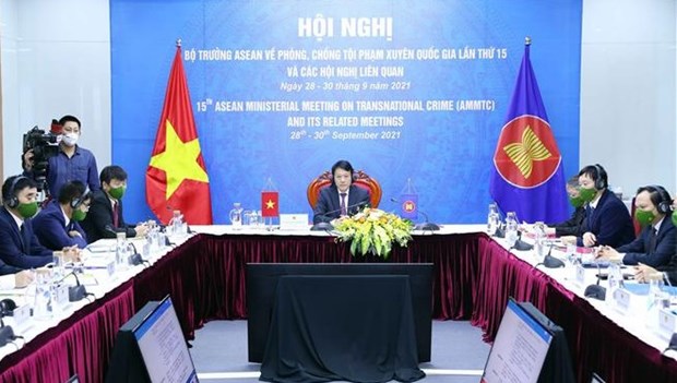 ASEAN pledges stronger cooperation in fighting trans-national crime hinh anh 1