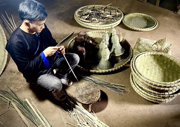 Preserving traditional bamboo handicrafts in Yen Bai hinh anh 1