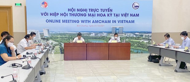 Binh Duong leader vows best conditions for US firms to resume production hinh anh 2