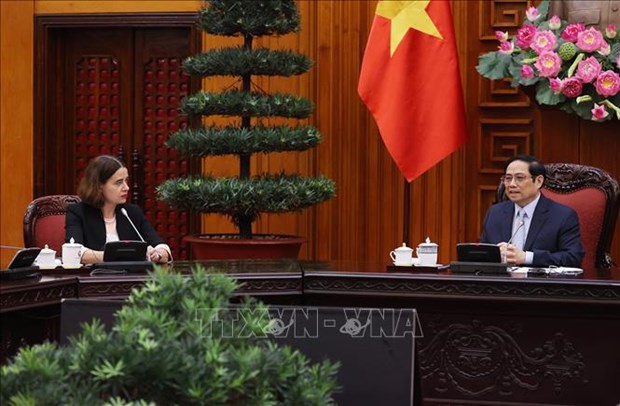 Prime Minister Pham Minh Chinh receives Australian Ambassador hinh anh 1
