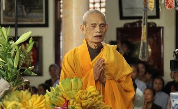 Supreme Patriarch of Vietnam Buddhist Sangha passes away hinh anh 1