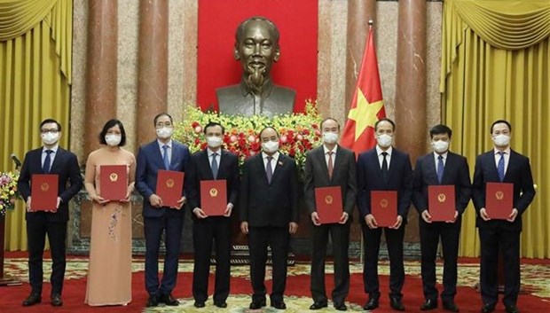 President assigns tasks to newly-appointed ambassadors hinh anh 1