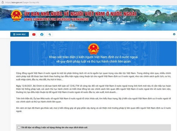 State Commission for Overseas Vietnamese Affairs launches portal hinh anh 1