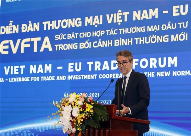 EVFTA serves as a leverage for Vietnamese, EU firms: Forum hinh anh 3