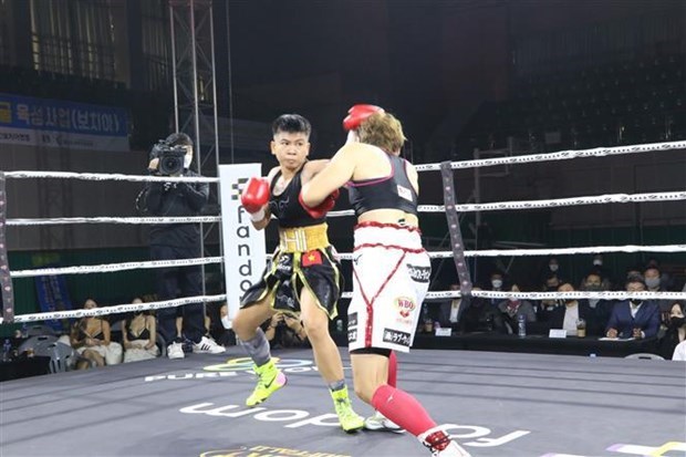 Female boxer ranks fourth in world’s mini-flyweight ranking hinh anh 1