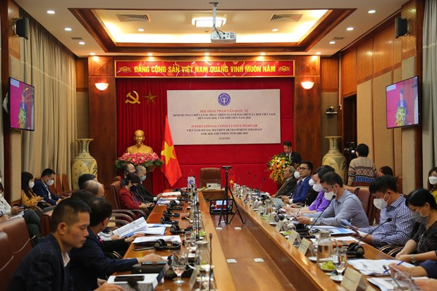 Webinar discusses ways to develop Vietnam's social security till 2030 hinh anh 1