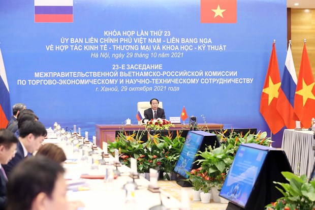 Vietnam, Russia review economic, trade, scientific cooperation ties hinh anh 1